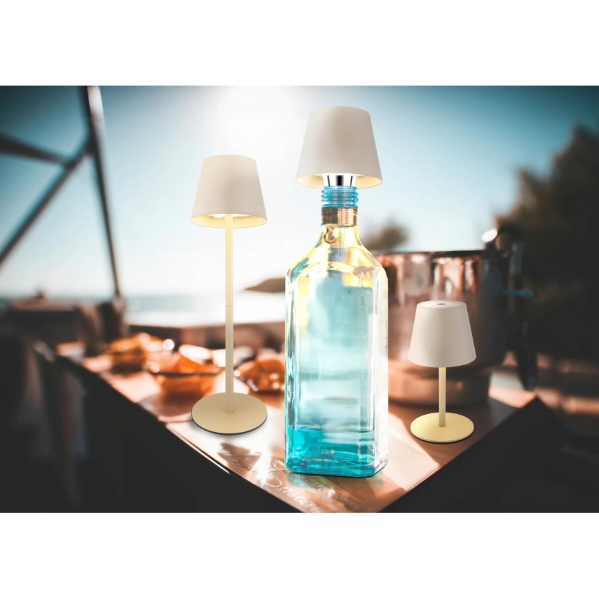 Globo - Dimbare aanraakgevoelige oplaadbare tafellamp voor buiten LED/3W/5V 3000/4000/5000K IP54 1800 mAh