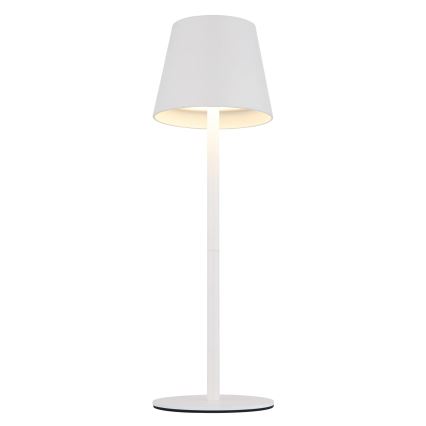 Globo - Lampe de table LED d'extérieur tactile et dimmable, rechargeable 3 en 1 LED/3W/5V 3000/4000/5000K IP54 1800 mAh blanche