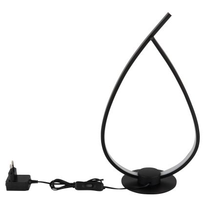 Globo - LED Lampe de table LED/6W/230V noire
