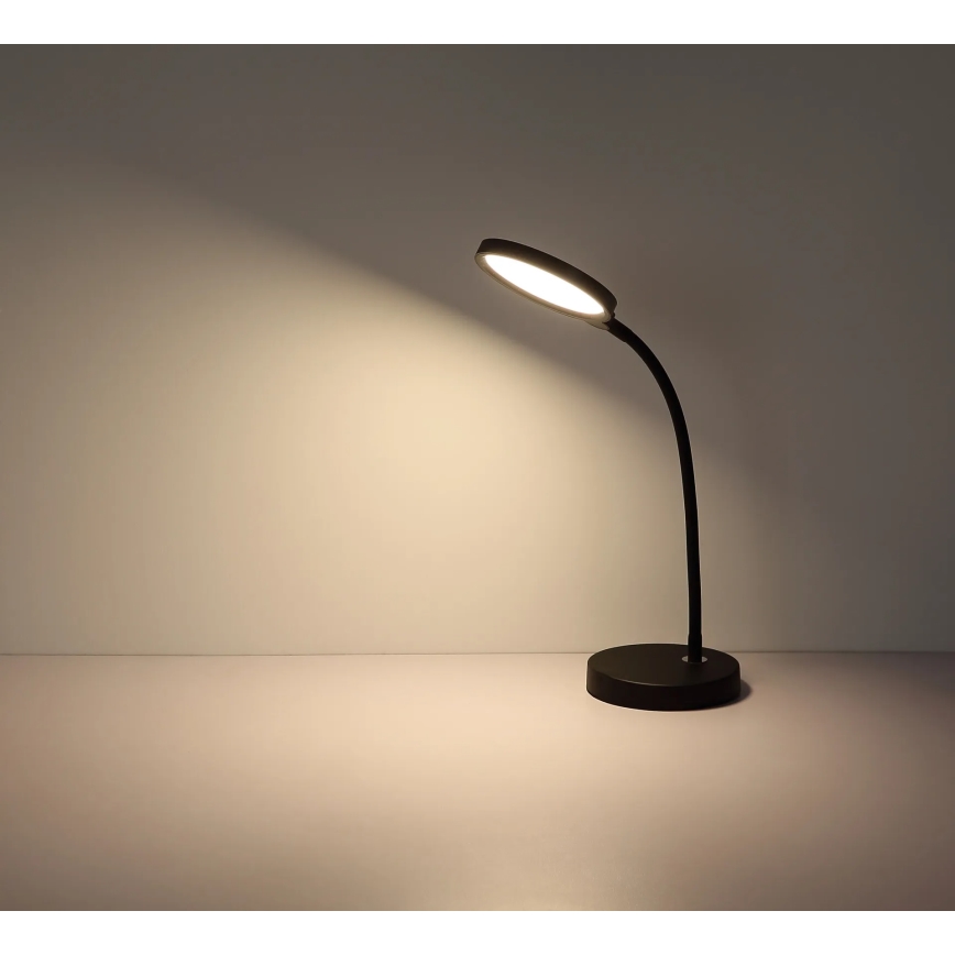 Globo - Lampe de bureau LED tactile dimmable LED/8W/230V 2700K/4000K/6500K noire