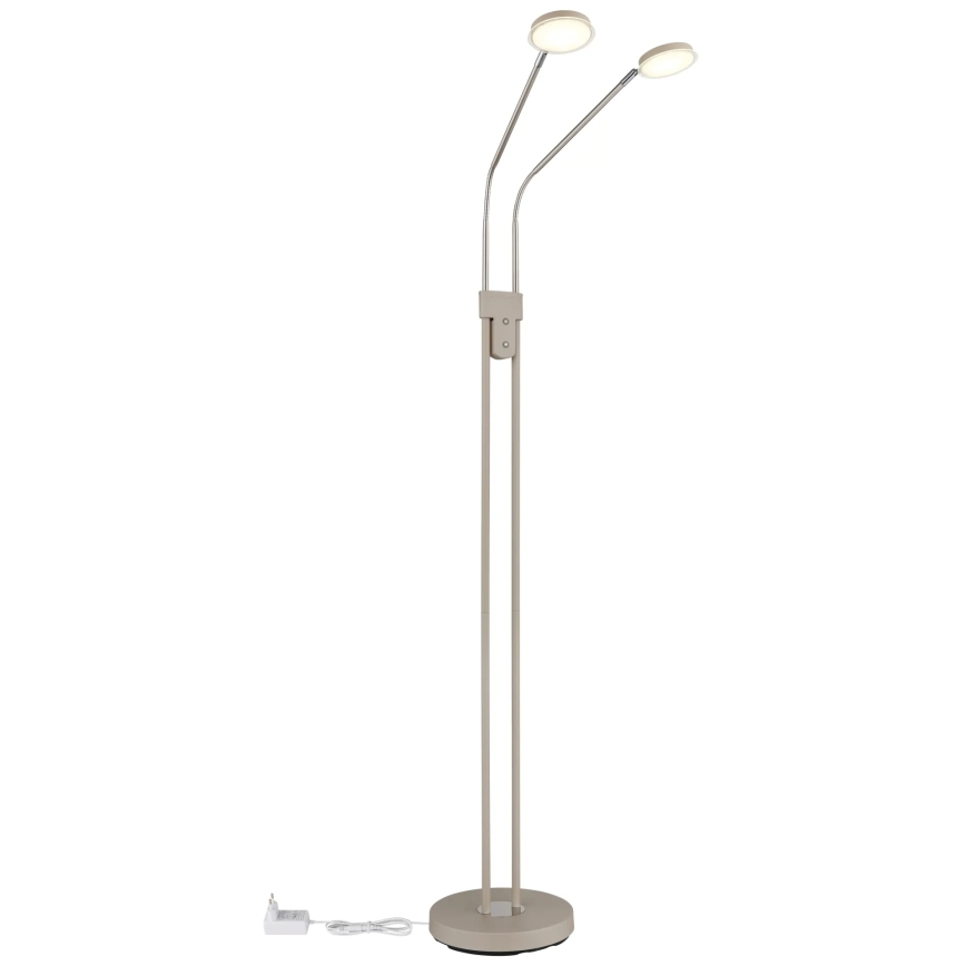 Globo - Dimbare LED-vloerlamp 2xLED/6,5W/230V 2700/3350/4000K beige
