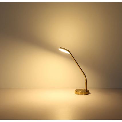 Globo - Lampe de table tactile dimmable LED/6,5W/230V 2700/3350/4000K laiton