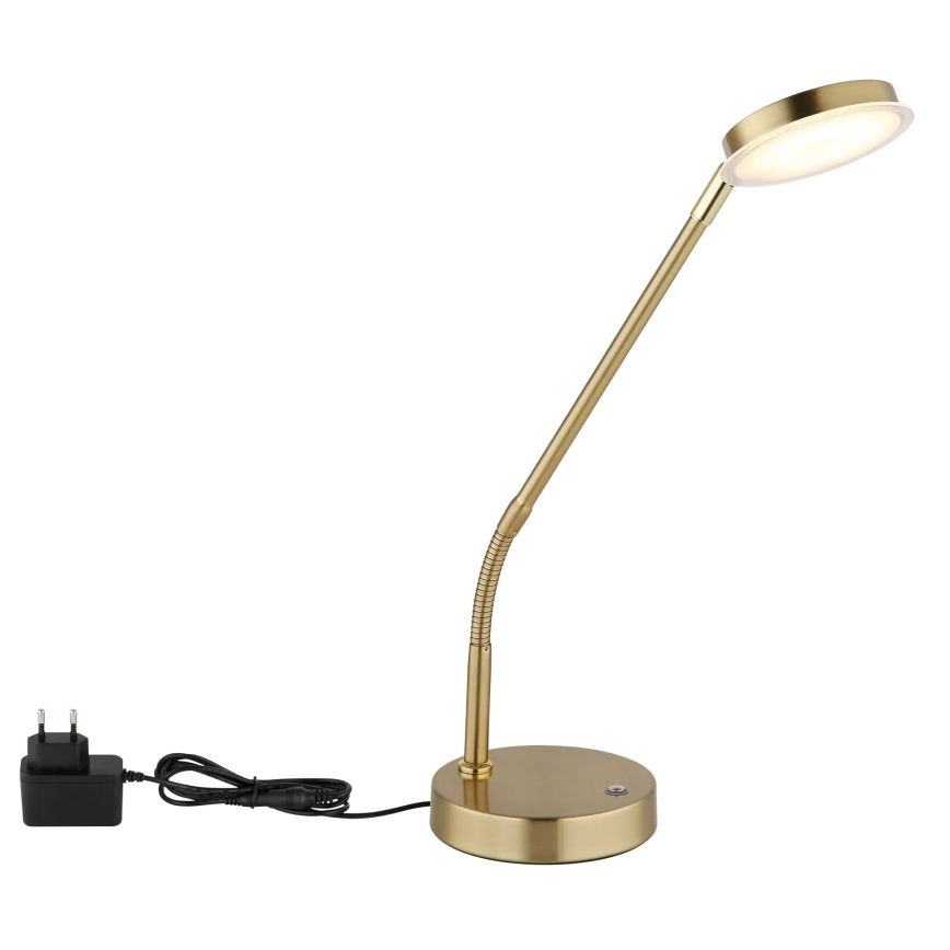 Globo - Lampe de table tactile dimmable LED/6,5W/230V 2700/3350/4000K laiton