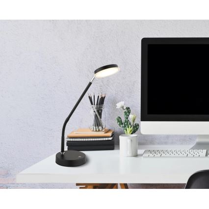 Globo - Lampe de table LED tactile dimmable LED/6,5W/230V 2700/3350/4000K noire