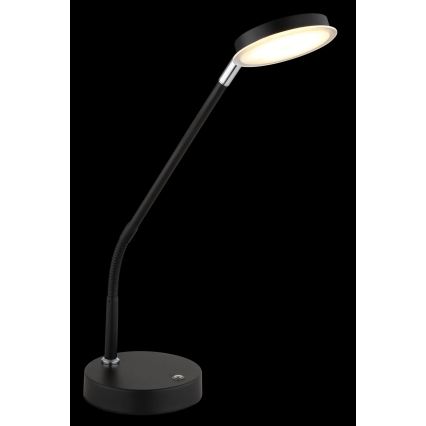 Globo - Lampe de table LED tactile dimmable LED/6,5W/230V 2700/3350/4000K noire