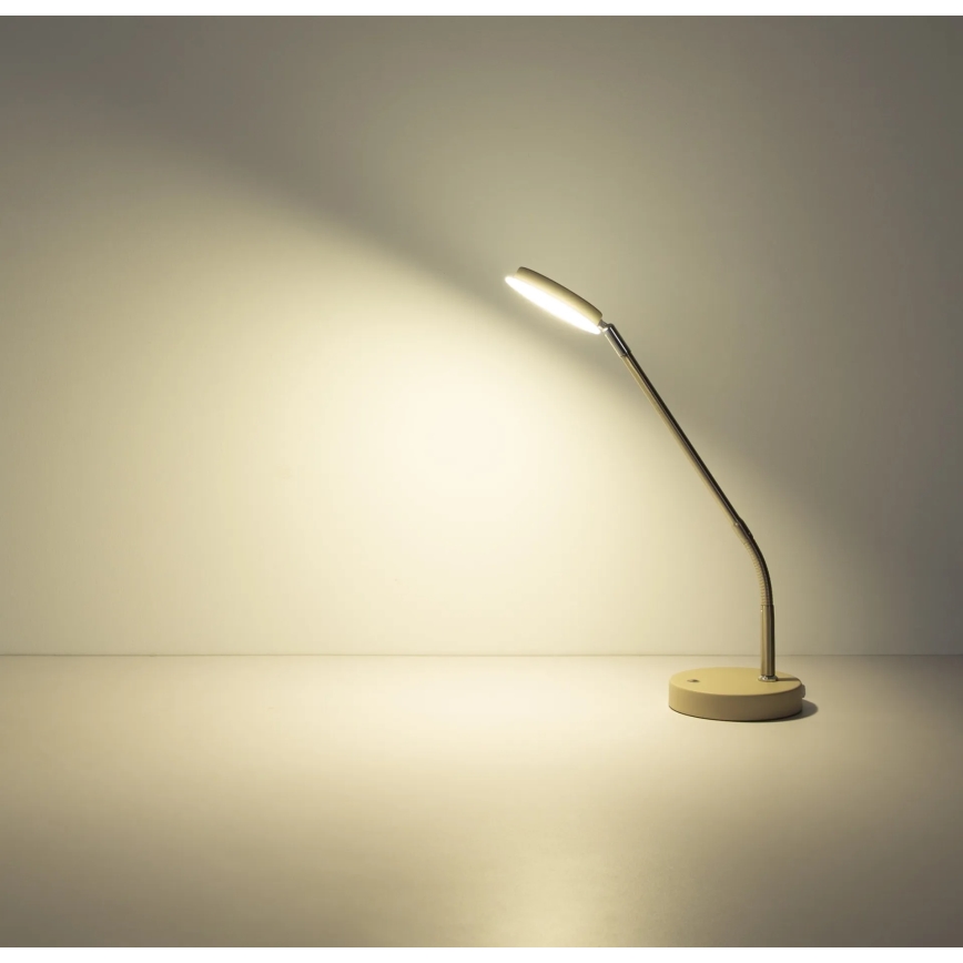 Globo - Dimbare LED-tafellamp met aanraakbediening LED/6,5W/230V 2700/3350/4000K beige