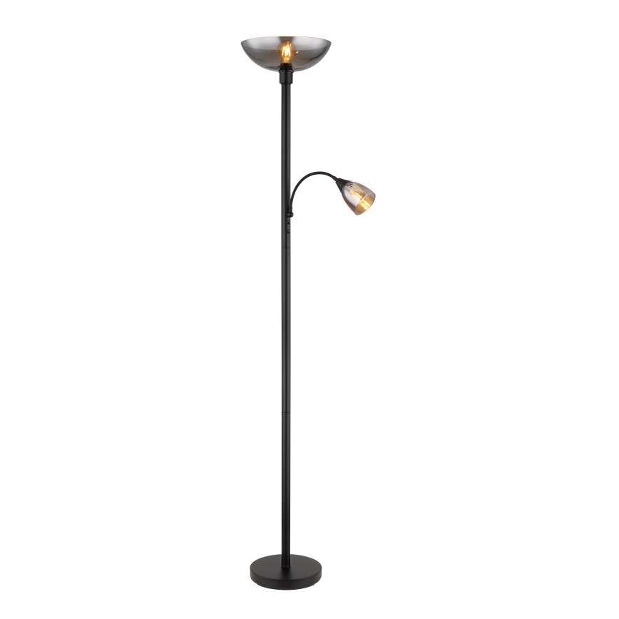 Globo - Staande lamp 1xE27/60W/230V + 1xE14/40W