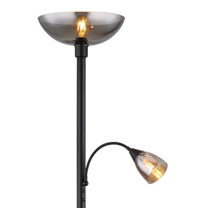 Globo - Staande lamp 1xE27/60W/230V + 1xE14/40W