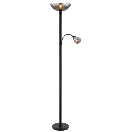 Globo - Staande lamp 1xE27/60W/230V + 1xE14/40W