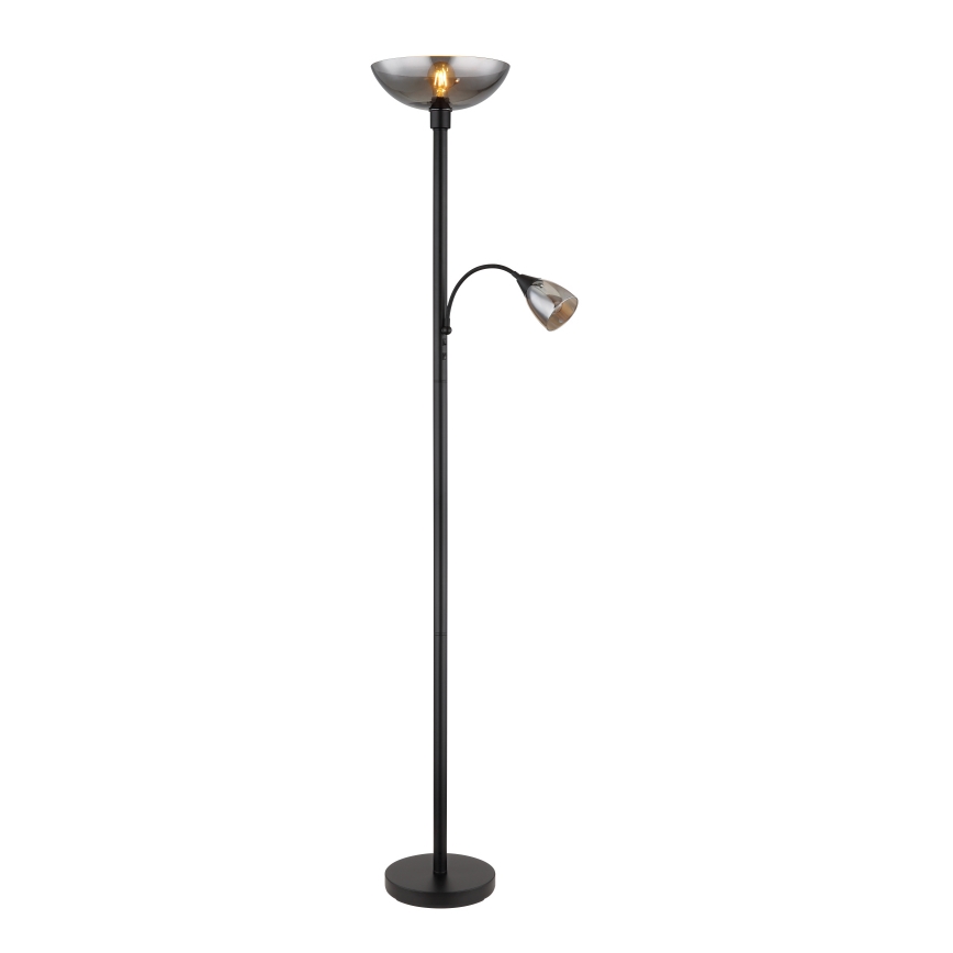 Globo - Staande lamp 1xE27/60W/230V + 1xE14/40W