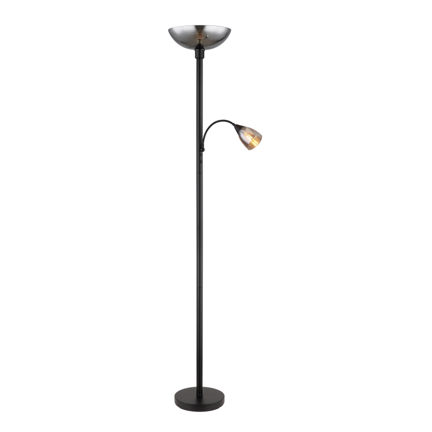 Globo - Staande lamp 1xE27/60W/230V + 1xE14/40W
