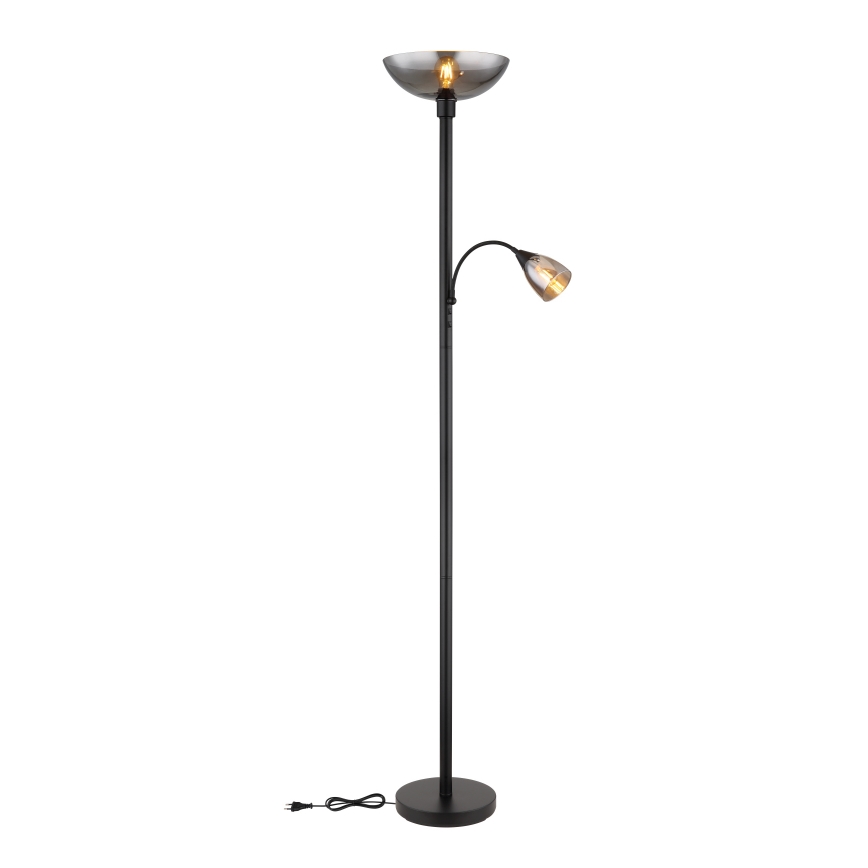 Globo - Staande lamp 1xE27/60W/230V + 1xE14/40W