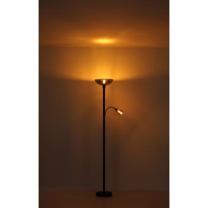 Globo - Staande lamp 1xE27/60W/230V + 1xE14/40W