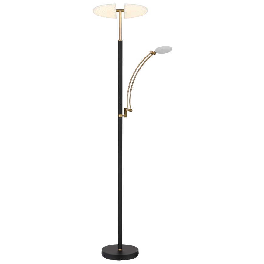 Globo - Lampadaire dimmable LED/40W/230V + LED/5,5W 2700/4000/6000K noir