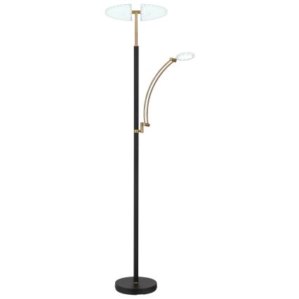 Globo - Lampadaire dimmable LED/40W/230V + LED/5,5W 2700/4000/6000K noir