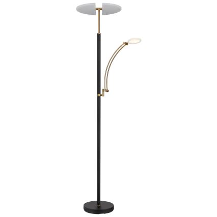 Globo - Lampadaire dimmable LED/40W/230V + LED/5,5W 2700/4000/6000K noir