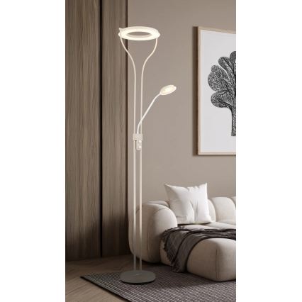 Globo - Lampadaire LED dimmable LED/20W/230V + LED/4W 3000K