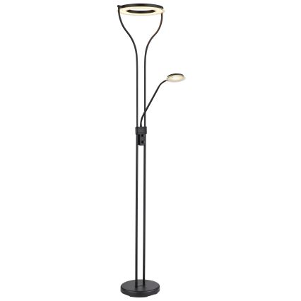 Globo - Dimbare LED-vloerlamp LED/20W/230V + LED/4W 3000K zwart
