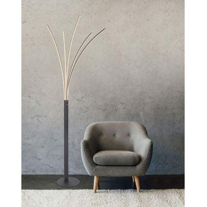 Globo - Dimbare LED-vloerlamp met aanraakbediening LED/36W/230V zwart