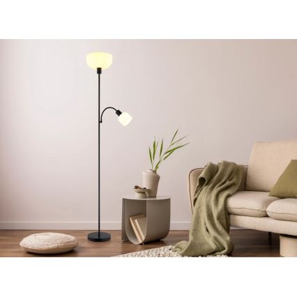 Globo - Staande lamp 1xE27/40W/230V + 1xE14/25W