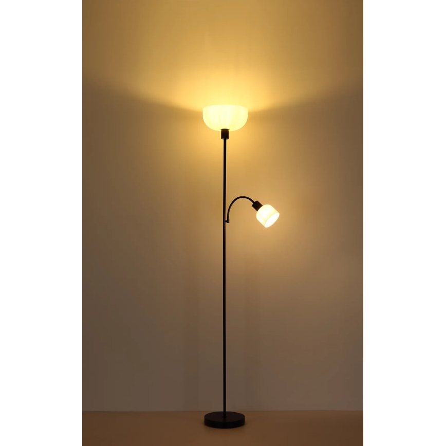 Globo - Staande lamp 1xE27/40W/230V + 1xE14/25W