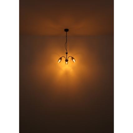 Globo - Hanglamp aan een ketting 3xE14/25W/230V