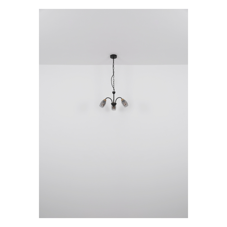 Globo - Hanglamp aan een ketting 3xE14/25W/230V