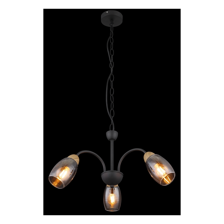 Globo - Suspension chaîne 3xE14/25W/230V