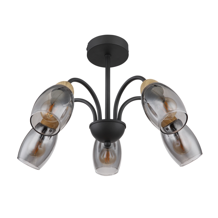 Globo - Hanglamp met vaste pendel 5xE14/25W/230V