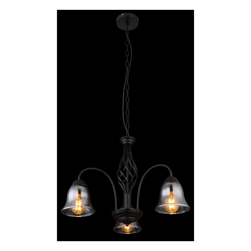 Globo - Hanglamp aan een ketting 3xE27/60W/230V