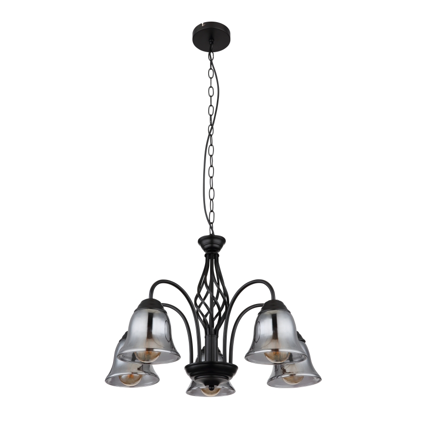Globo - Hanglamp aan een ketting 5xE27/60W/230V