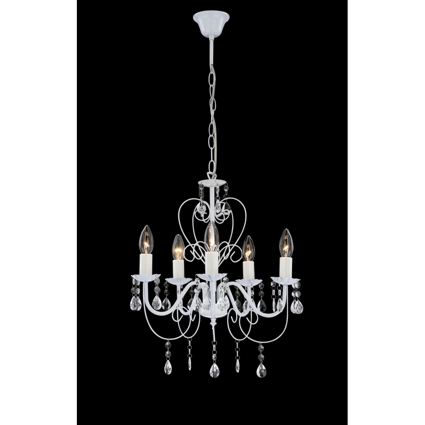 Globo - Hanglamp aan een ketting 5xE14/40W/230V