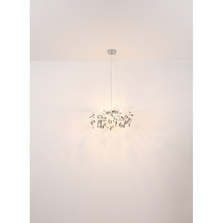 Globo - Hanglamp aan een koord 8xG9/8W/230V diameter 61 cm goud