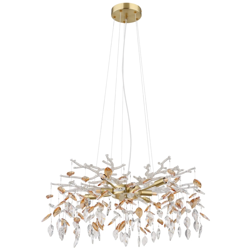Globo - Hanglamp aan een koord 8xG9/8W/230V diameter 61 cm goud