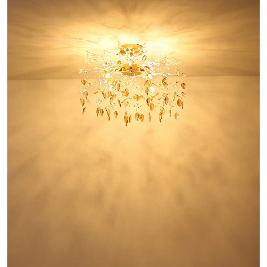 Globo - Lustre sur tige 8xG9/8W/230V doré
