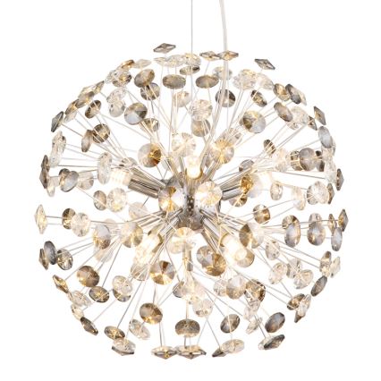Globo - LED-hanglamp aan kabel 8xG9/3,5W/230V glanzend chroom