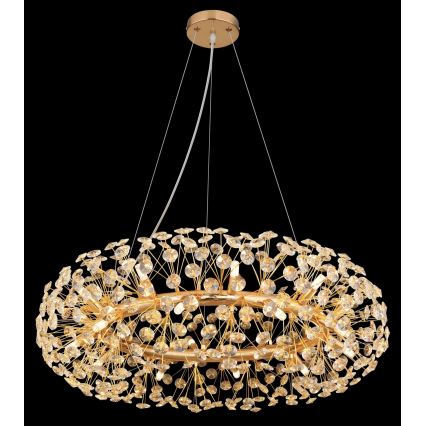 Globo - LED Kristallen hanglamp aan een koord 20xG9/3,5W/230V