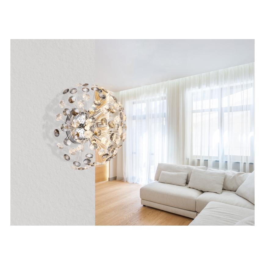 Globo - LED wand verlichting 6xG9/3,5W/230V glanzend chroom