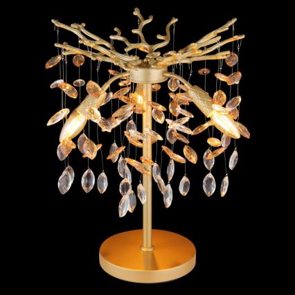 Globo - Lampe de table 3xE14/40W/230V dorée