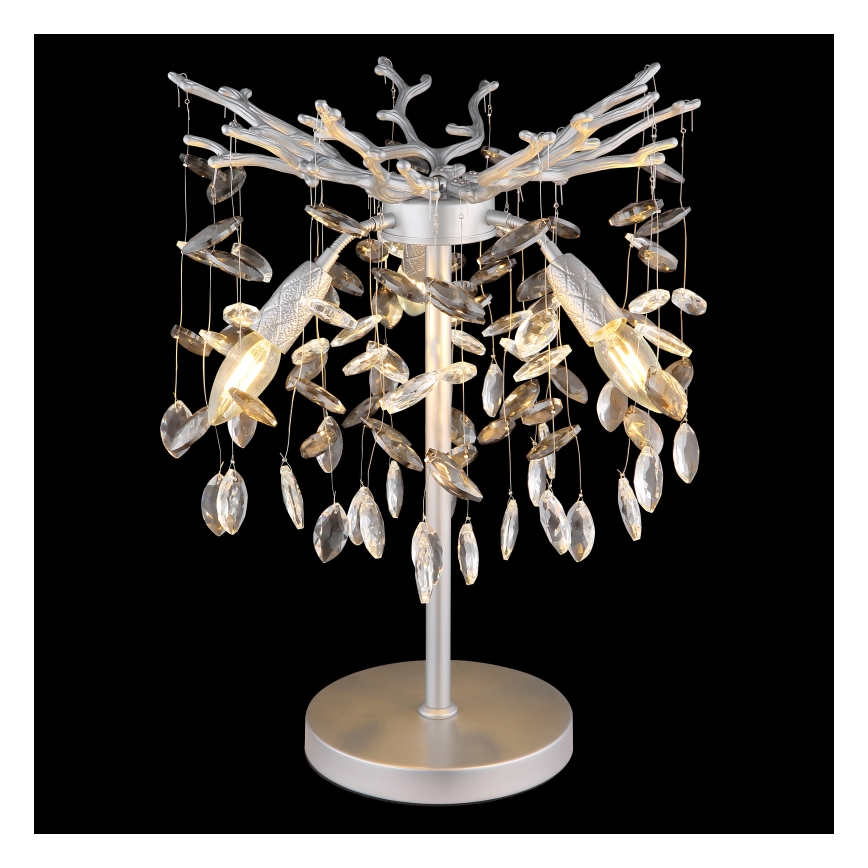 Globo - Lampe de table 3xE14/40W/230V argentée