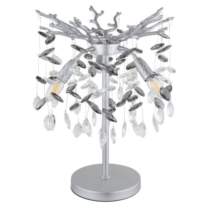 Globo - Lampe de table 3xE14/40W/230V argentée