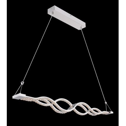 Globo - Dimbare LED-hanglamp met kabel LED/30W/230V + afstandsbediening