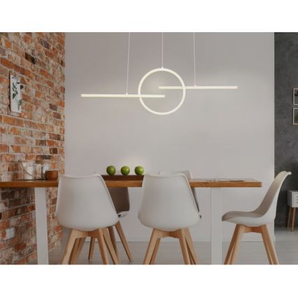 Globo - LED Hanglamp aan koord LED/50W/230V + afstandsbediening