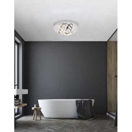 Globo - Plafonnier LED salle de bain LED/15W/230V IP44