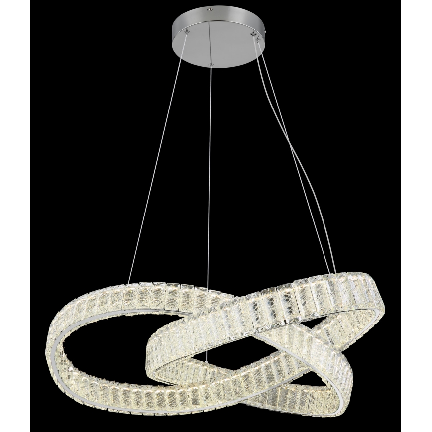 Globo - Lustre LED dimmable sur câble LED/110W/230V 2700-6000K Ø 78 cm + télécommande
