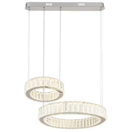 Globo - LED dimbare hanglamp aan kabel LED/80W/230V 2700-6000K + afstandsbediening