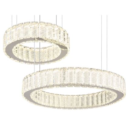 Globo - LED dimbare hanglamp aan kabel LED/80W/230V 2700-6000K + afstandsbediening