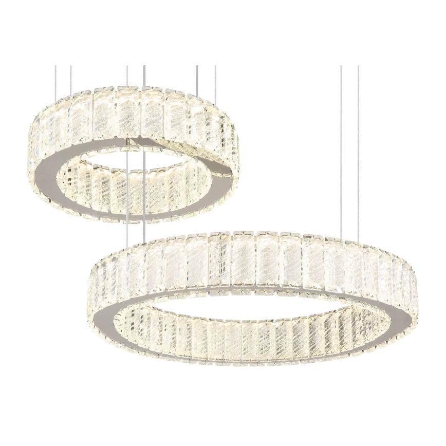 Globo - LED dimbare hanglamp aan kabel LED/80W/230V 2700-6000K + afstandsbediening