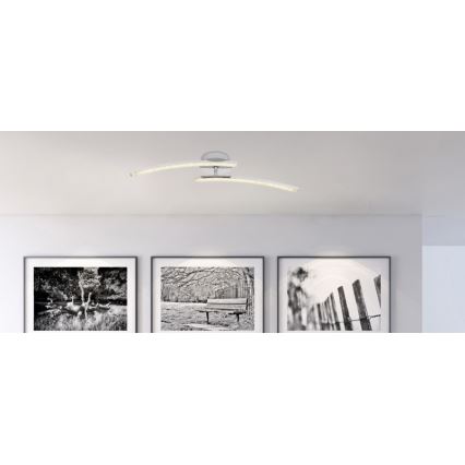 Globo - Badkamer LED Hanglamp voor Oppervlak Montage 2xLED/6W/230V IP44