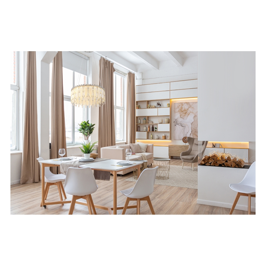 Globo - Lustre LED suspendu sur câble LED/58W/230V 2700-6000K + télécommande